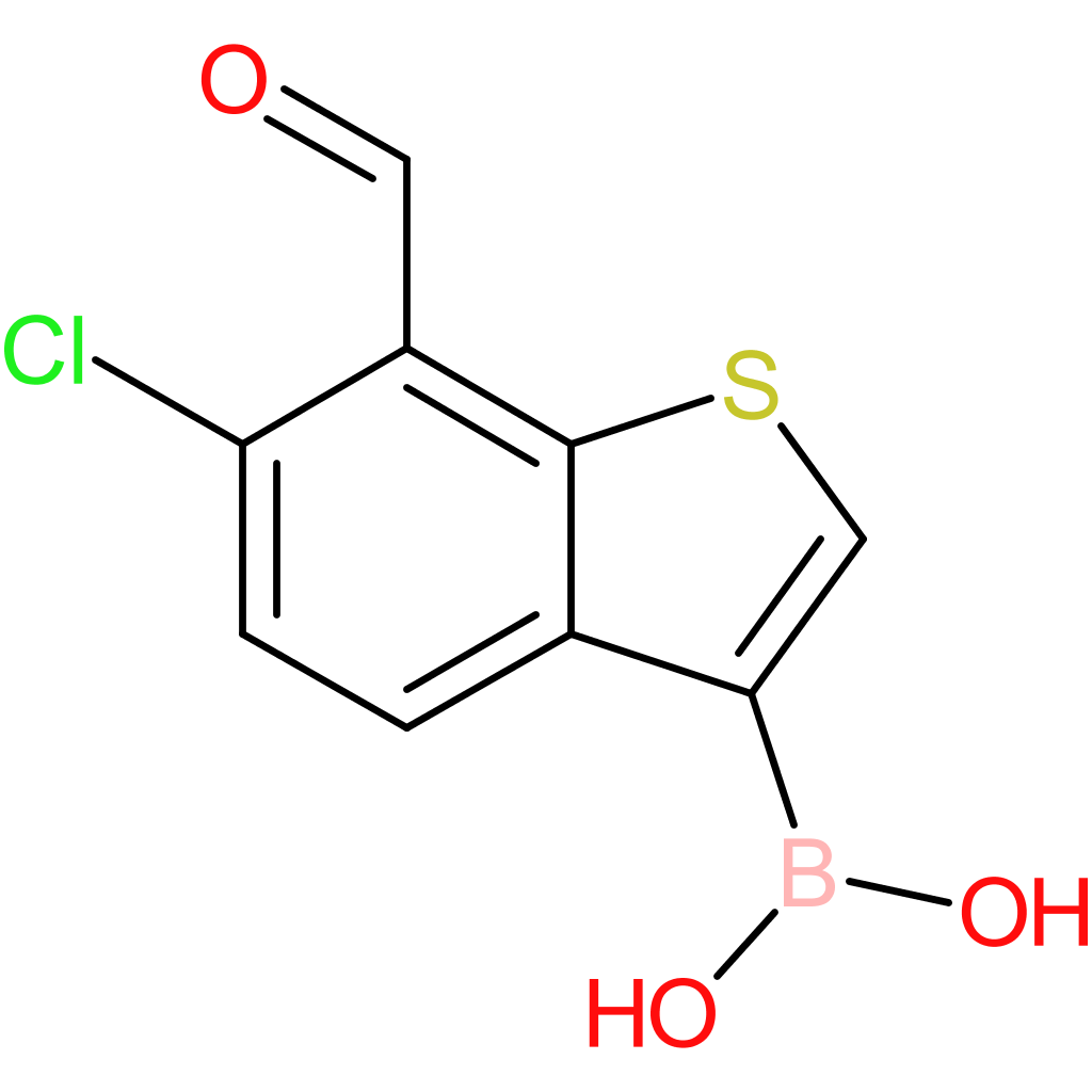 6-chloro-7-formylbenzothiophene-3-boronic acid
