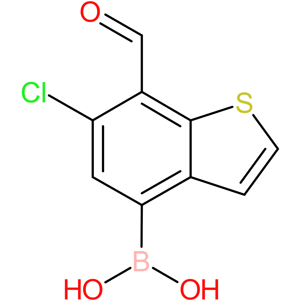6-chloro-7-formylbenzothiophene-4-boronic acid