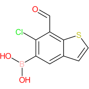 6-chloro-7-formylbenzothiophene-5-boronic acid