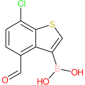 7-chloro-4-formylbenzothiophene-3-boronic acid