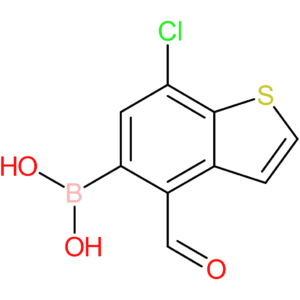 7-chloro-4-formylbenzothiophene-5-boronic acid