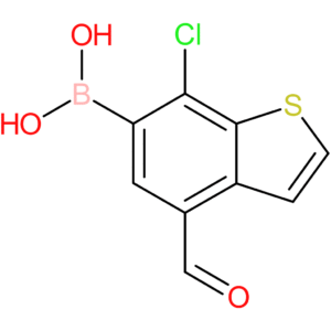 7-chloro-4-formylbenzothiophene-6-boronic acid