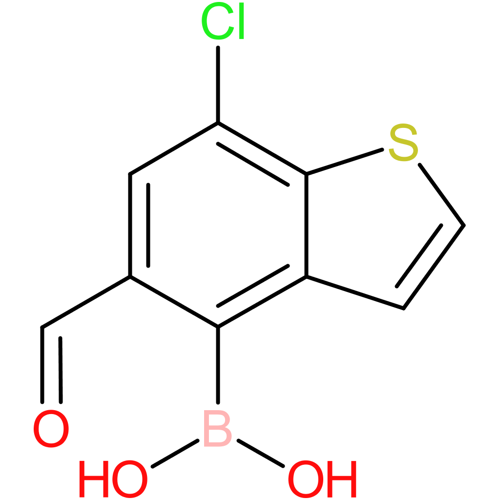 7-chloro-5-formylbenzothiophene-4-boronic acid