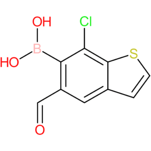 7-chloro-5-formylbenzothiophene-6-boronic acid