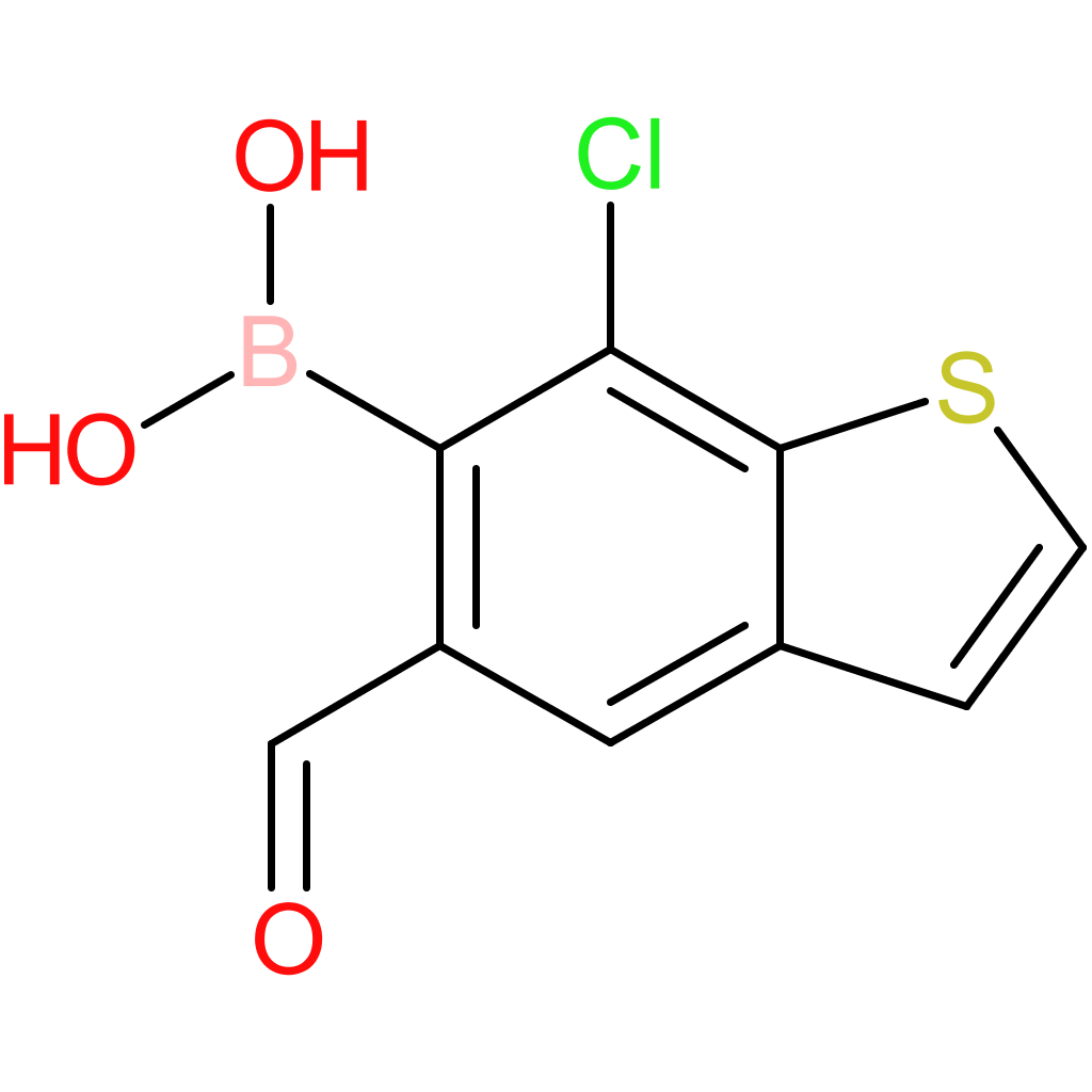 7-chloro-5-formylbenzothiophene-6-boronic acid