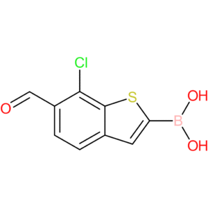 7-chloro-6-formylbenzothiophene-2-boronic acid