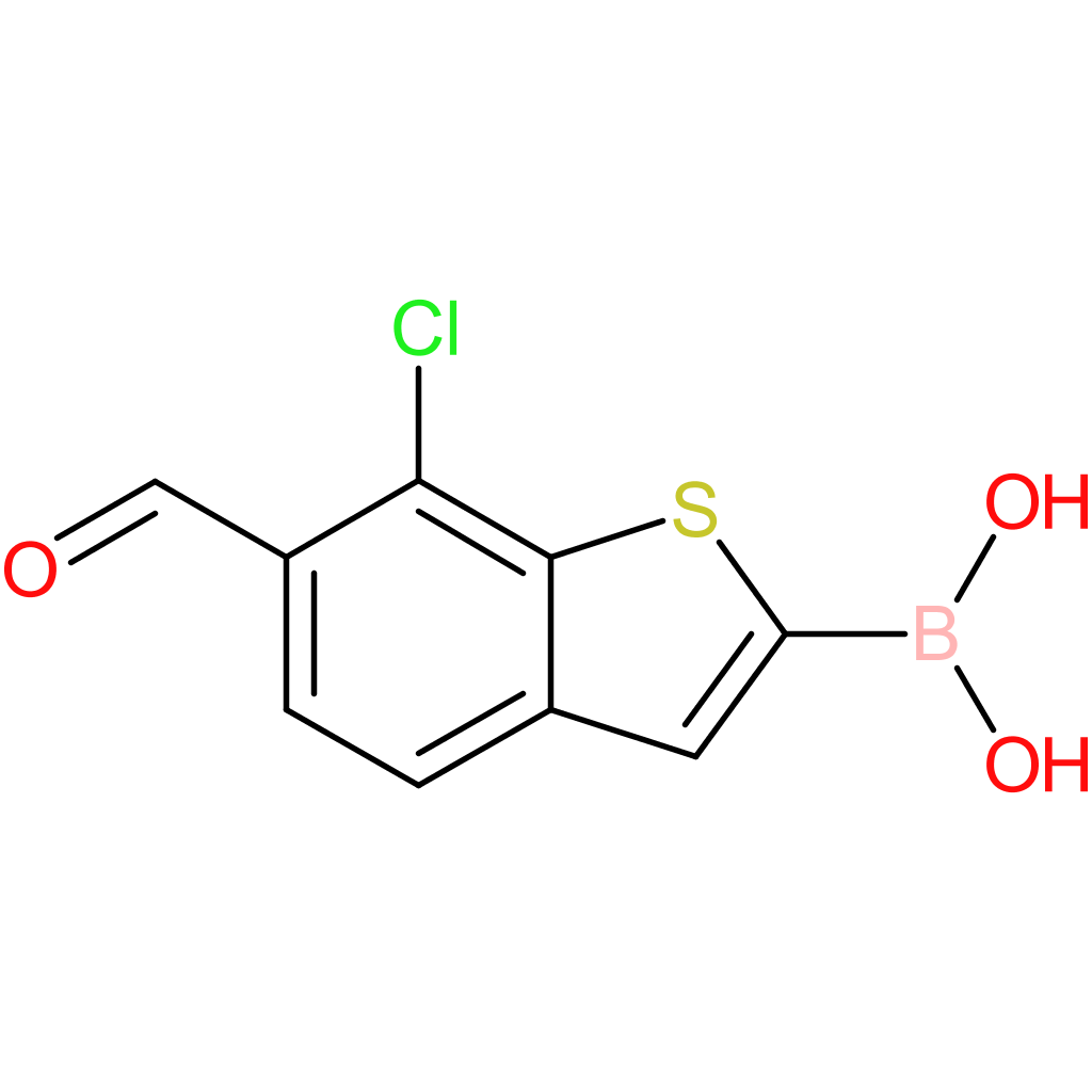 7-chloro-6-formylbenzothiophene-2-boronic acid