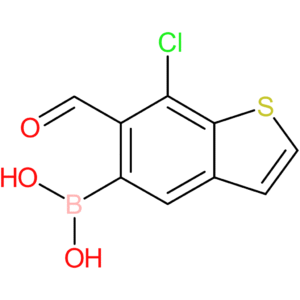 7-chloro-6-formylbenzothiophene-5-boronic acid