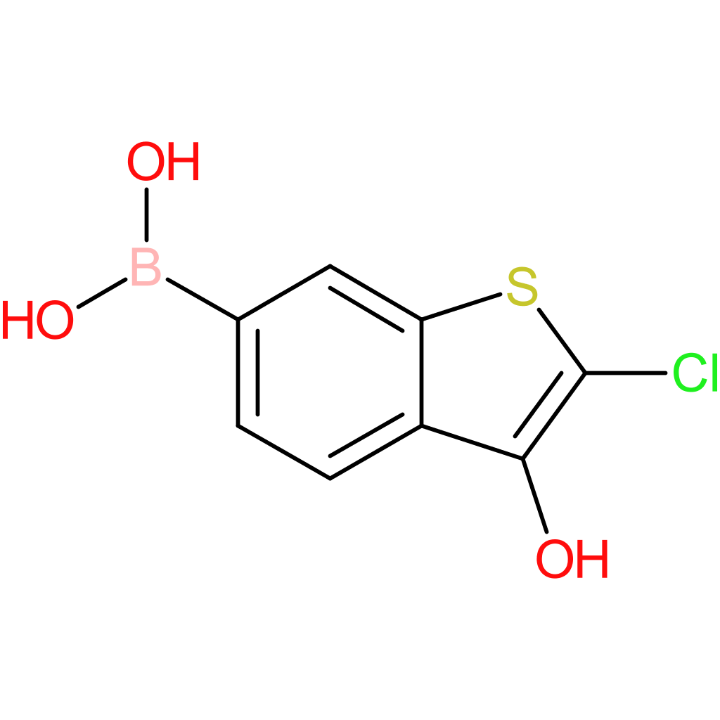 2-chloro-3-hydroxybenzothiophene-6-boronic acid