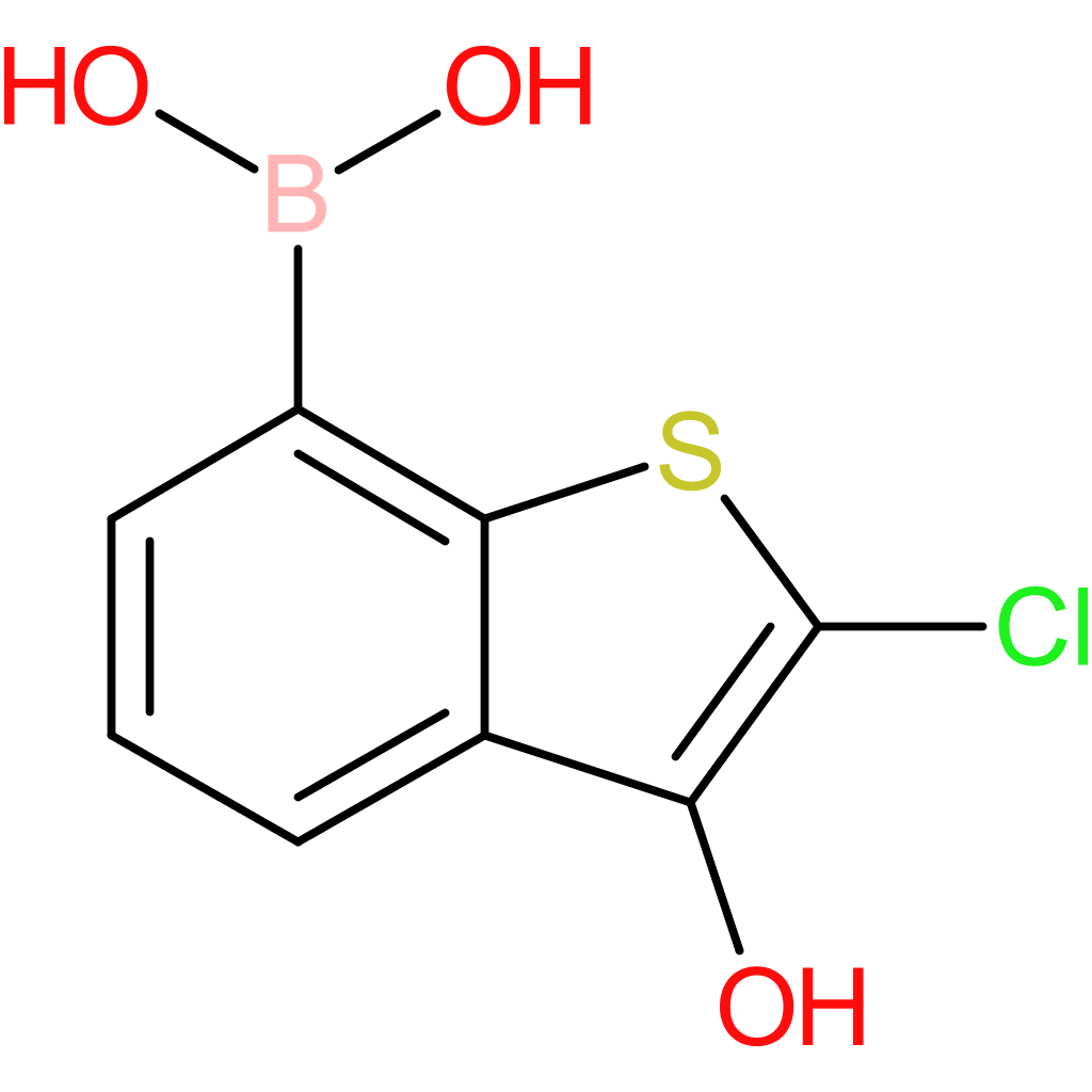 2-chloro-3-hydroxybenzothiophene-7-boronic acid