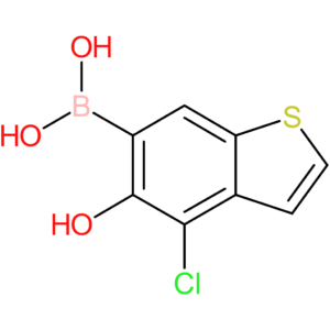 (4-chloro-5-hydroxy-1-benzothiophen-6-yl)boronic acid