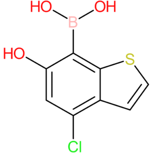 (4-chloro-6-hydroxy-1-benzothiophen-7-yl)boronic acid