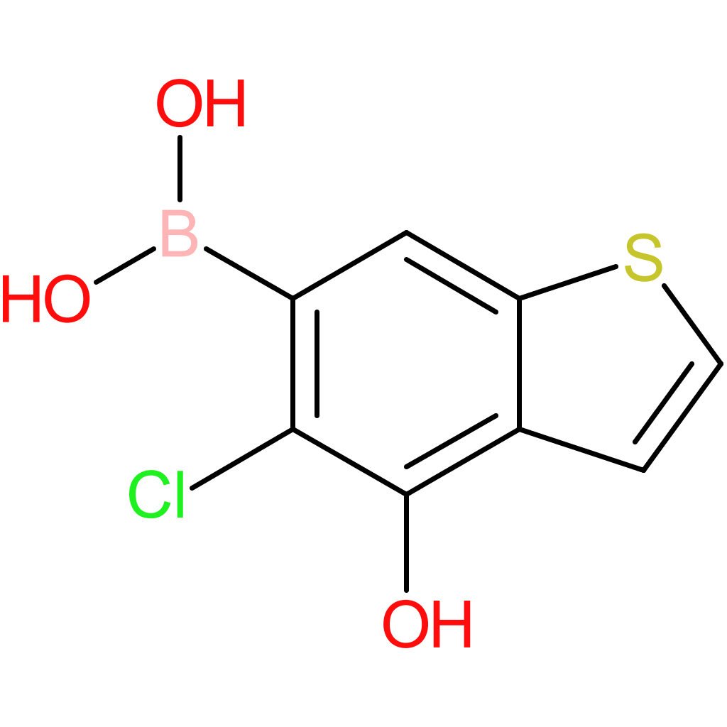 (5-chloro-4-hydroxy-1-benzothiophen-6-yl)boronic acid