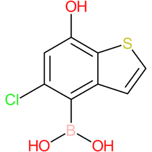 (5-chloro-7-hydroxy-1-benzothiophen-4-yl)boronic acid