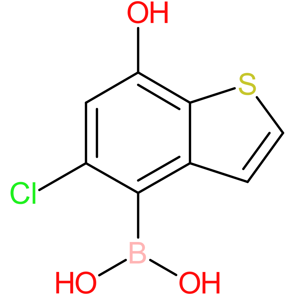 (5-chloro-7-hydroxy-1-benzothiophen-4-yl)boronic acid