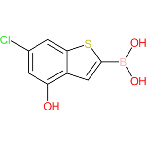 (6-chloro-4-hydroxy-1-benzothiophen-2-yl)boronic acid