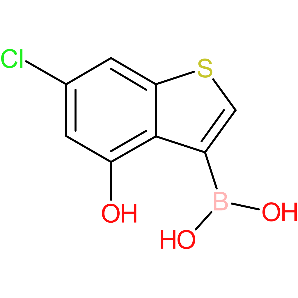 6-chloro-4-hydroxybenzothiophene-3-boronic acid
