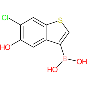 (6-chloro-5-hydroxy-1-benzothiophen-3-yl)boronic acid