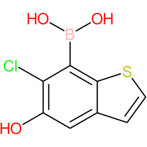 (6-chloro-5-hydroxy-1-benzothiophen-7-yl)boronic acid