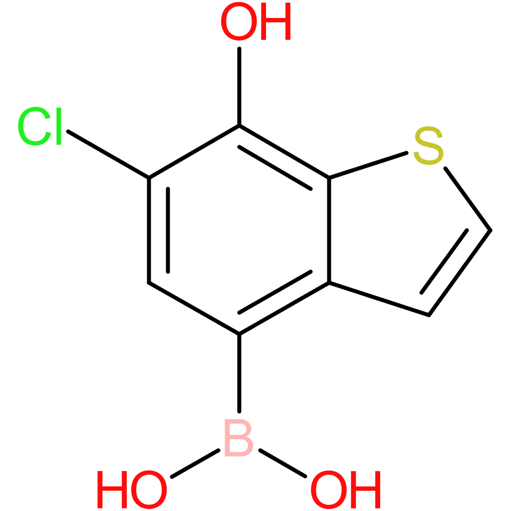 (6-chloro-7-hydroxy-1-benzothiophen-4-yl)boronic acid