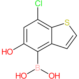 (7-chloro-5-hydroxy-1-benzothiophen-4-yl)boronic acid
