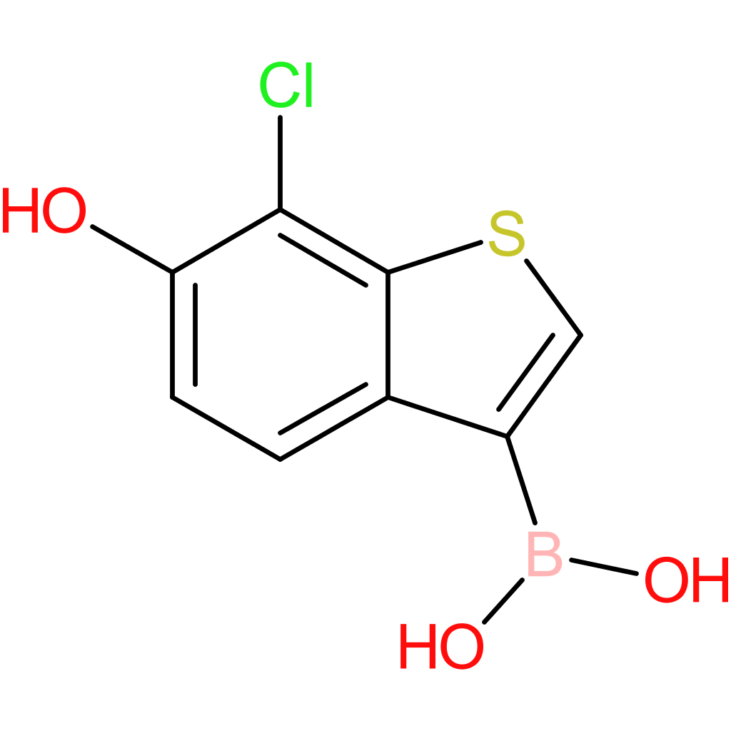 7-chloro-6-hydroxybenzothiophene-3-boronic acid