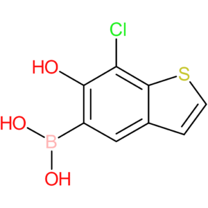(7-chloro-6-hydroxy-1-benzothiophen-5-yl)boronic acid
