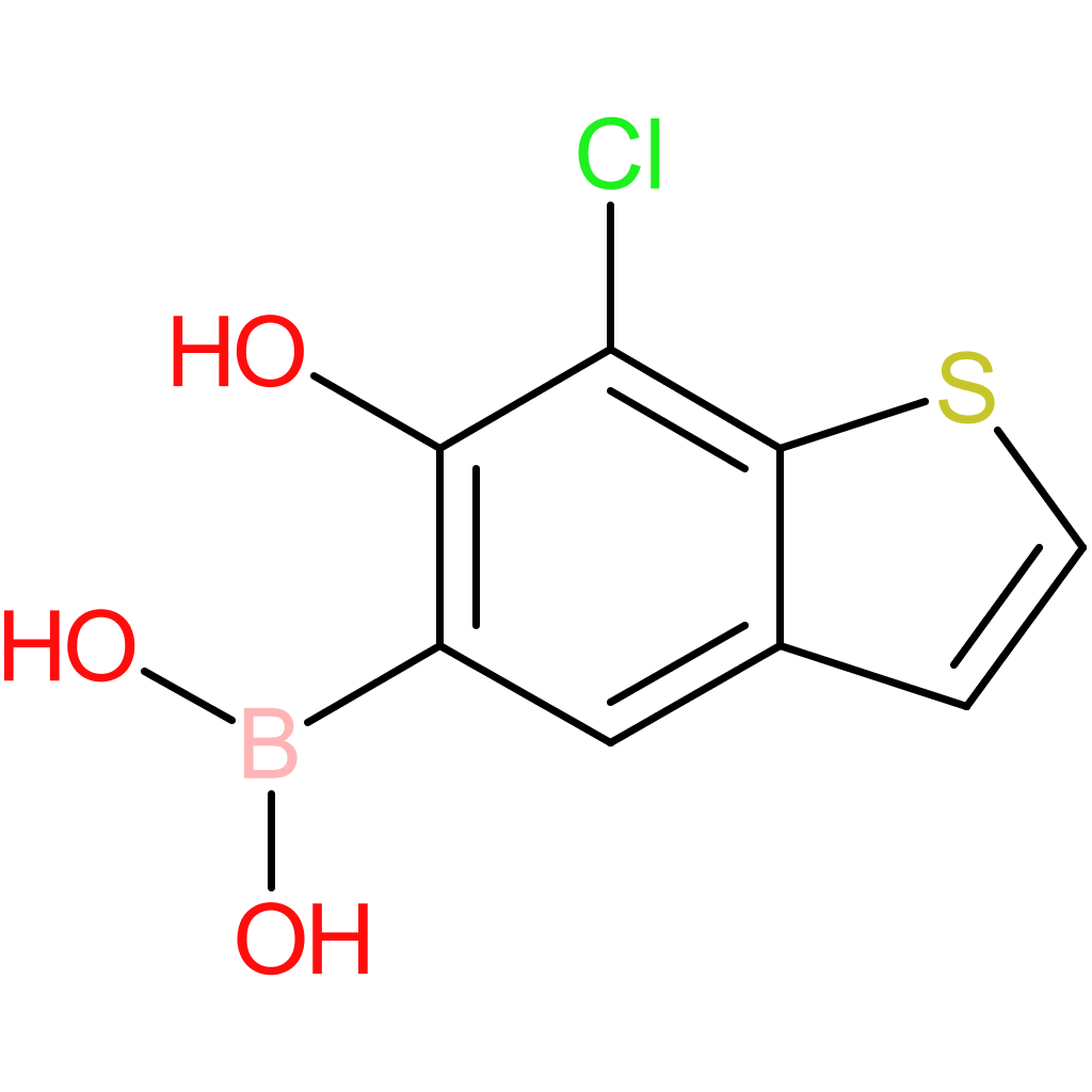(7-chloro-6-hydroxy-1-benzothiophen-5-yl)boronic acid