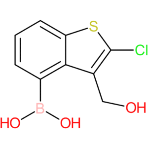 2-chloro-3-(hydroxymethyl)benzothiophene-4-boronic acid