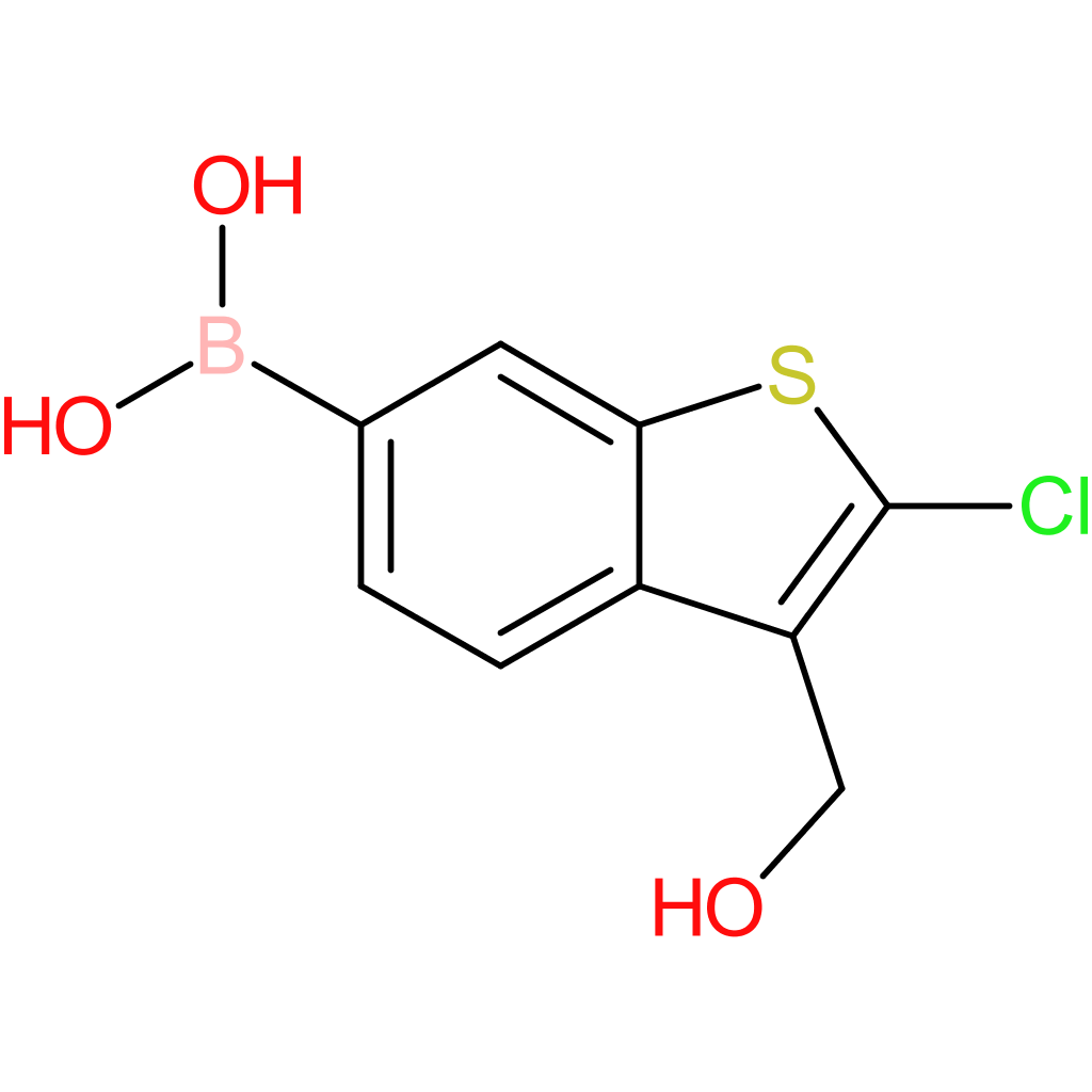 2-chloro-3-(hydroxymethyl)benzothiophene-6-boronic acid