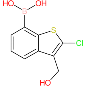 2-chloro-3-(hydroxymethyl)benzothiophene-7-boronic acid