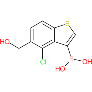 4-chloro-5-(hydroxymethyl)benzothiophene-3-boronic acid