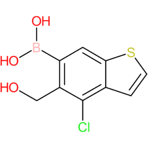 4-chloro-5-(hydroxymethyl)benzothiophene-6-boronic acid