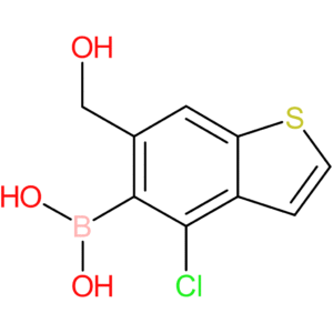 4-chloro-6-(hydroxymethyl)benzothiophene-5-boronic acid