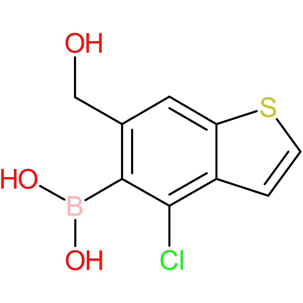 4-chloro-6-(hydroxymethyl)benzothiophene-5-boronic acid