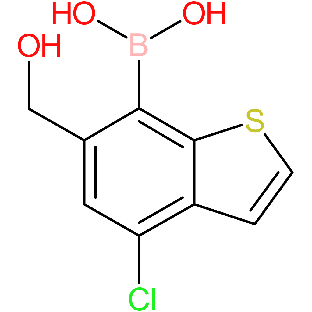 4-chloro-6-(hydroxymethyl)benzothiophene-7-boronic acid