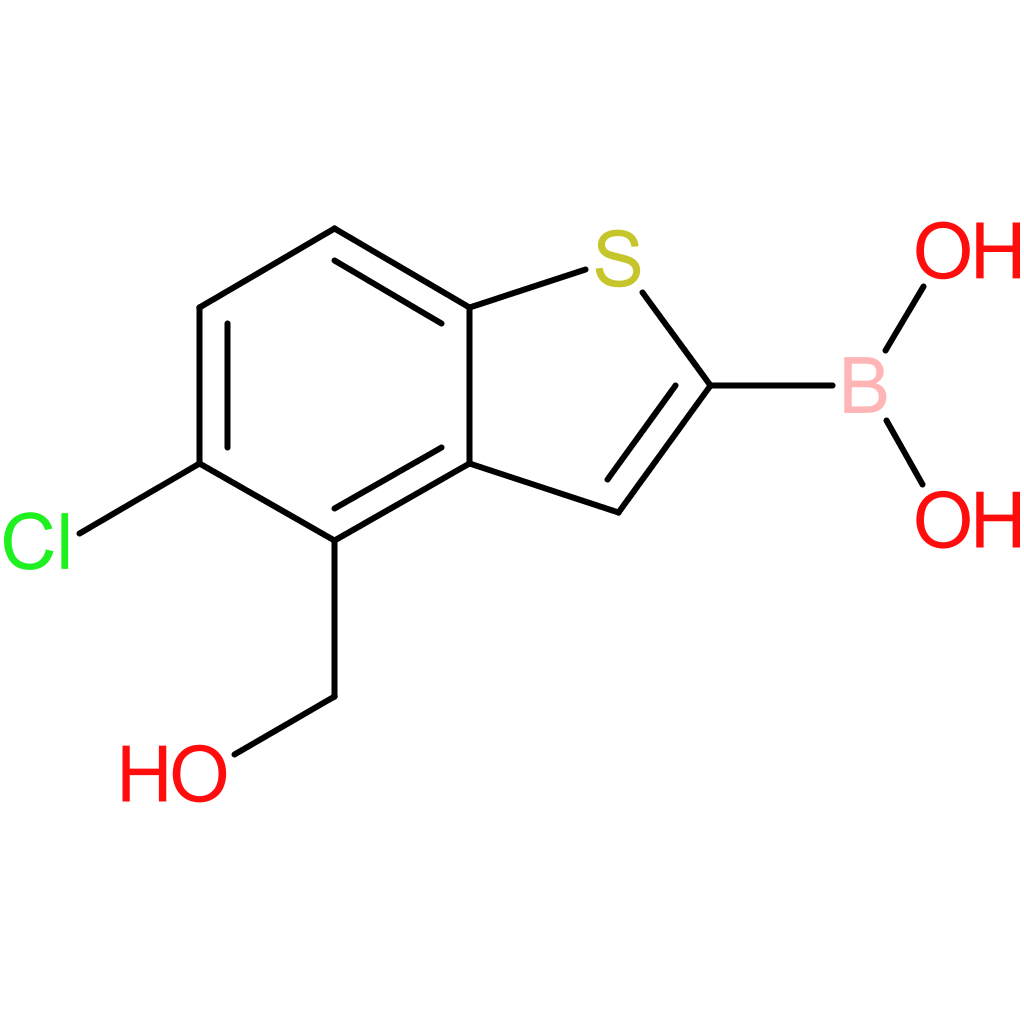 5-chloro-4-(hydroxymethyl)benzothiophene-2-boronic acid