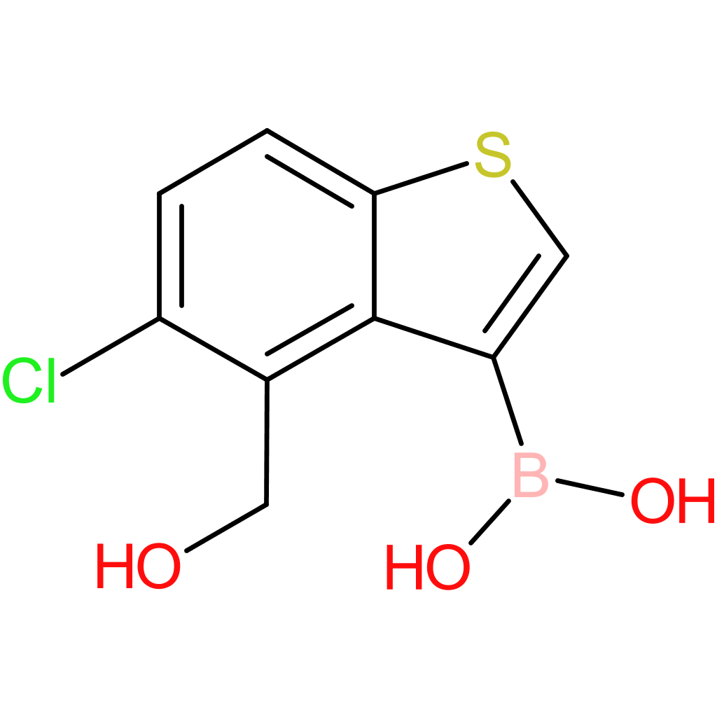 5-chloro-4-(hydroxymethyl)benzothiophene-3-boronic acid
