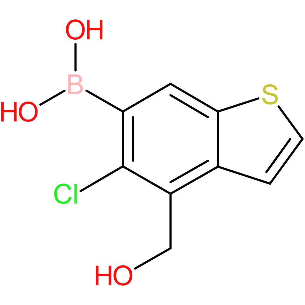 5-chloro-4-(hydroxymethyl)benzothiophene-6-boronic acid