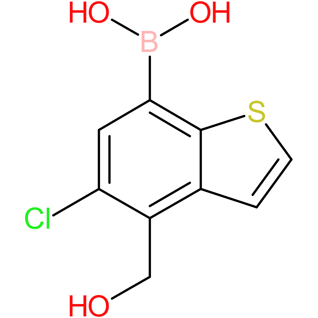 5-chloro-4-(hydroxymethyl)benzothiophene-7-boronic acid