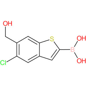 5-chloro-6-(hydroxymethyl)benzothiophene-2-boronic acid