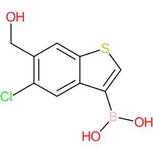 5-chloro-6-(hydroxymethyl)benzothiophene-3-boronic acid