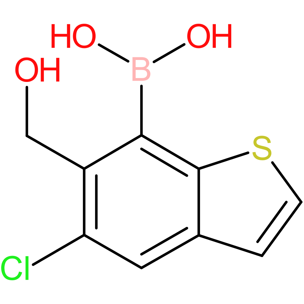 5-chloro-6-(hydroxymethyl)benzothiophene-7-boronic acid