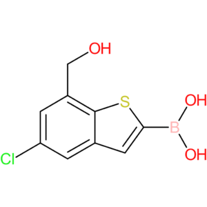 5-chloro-7-(hydroxymethyl)benzothiophene-2-boronic acid