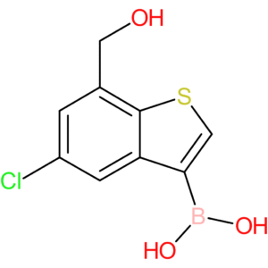 5-chloro-7-(hydroxymethyl)benzothiophene-3-boronic acid