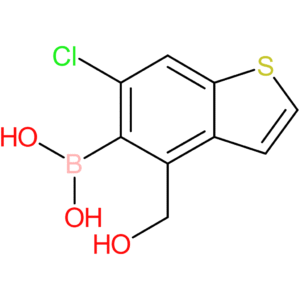 6-chloro-4-(hydroxymethyl)benzothiophene-5-boronic acid