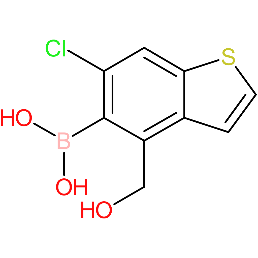 6-chloro-4-(hydroxymethyl)benzothiophene-5-boronic acid