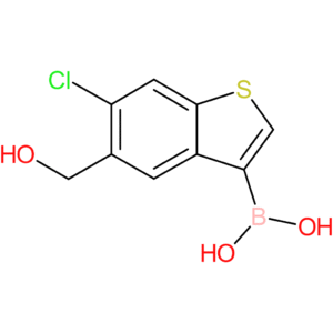 6-chloro-5-(hydroxymethyl)benzothiophene-3-boronic acid