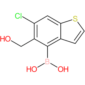6-chloro-5-(hydroxymethyl)benzothiophene-4-boronic acid