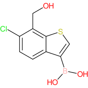 6-chloro-7-(hydroxymethyl)benzothiophene-3-boronic acid